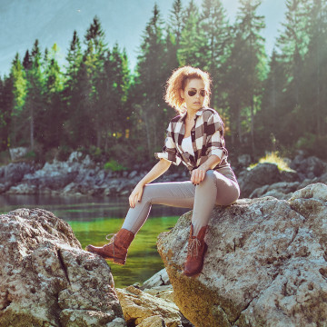 At the Mountain Pond